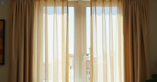 Dull dusty drapes in blakehurst-nsw before professional cleaning